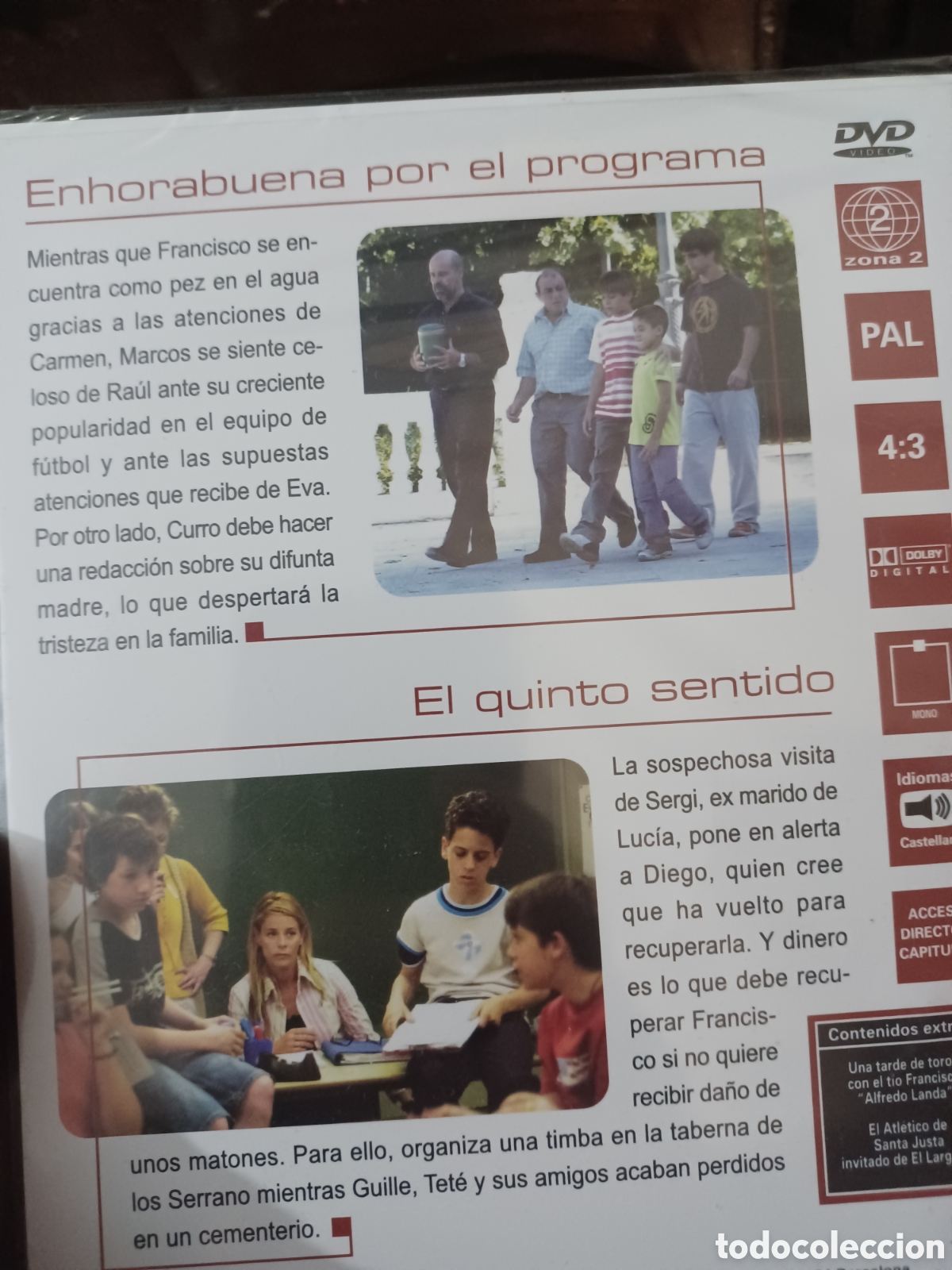 Series de TV: Barybook 323. Los Serrano cap&iacute;tulo n&uacute;mero 8 DVD sin abrir - Foto 2