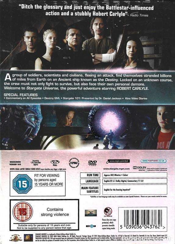 Series de TV: STARGATE UNIVERSE COMPLETE FIRST SEASON (PRECINTADO) - Foto 2