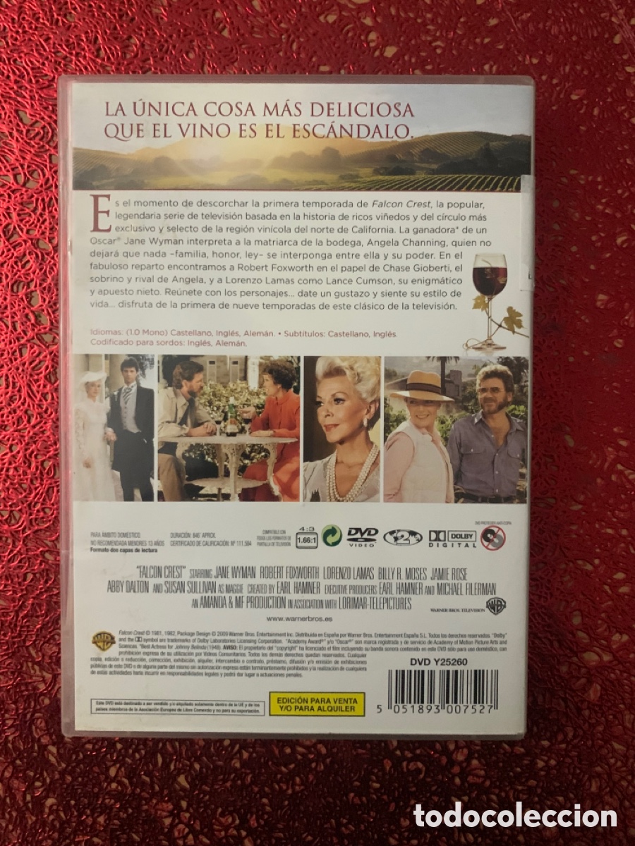 Series de TV: FALCON CREST (1981) TEMPORADA 1 - Foto 2