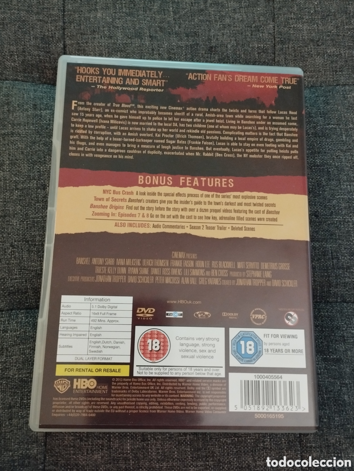 Series de TV: BANSHEE. THE COMPLETE FIRST SEASON (DVD) 4 DISCS - Foto 5