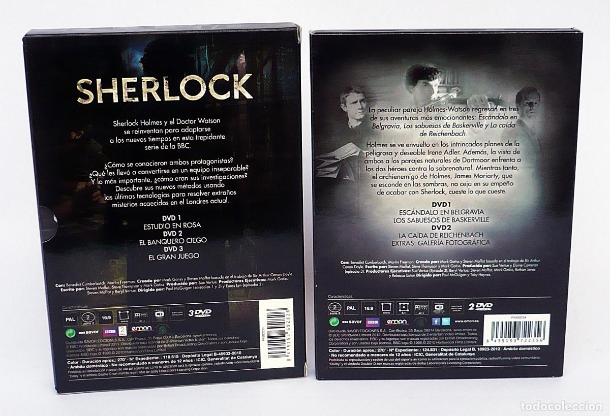 Series de TV: Sherlock BBC Temporadas 1 y 2 DVD - Foto 2