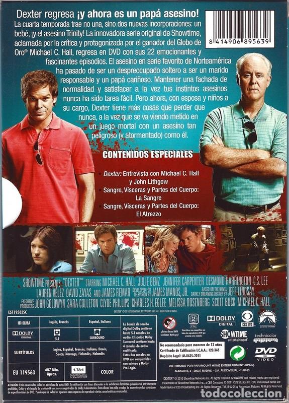 Series de TV: DEXTER CUARTA TEMPORADA (4 DVD) - Foto 3