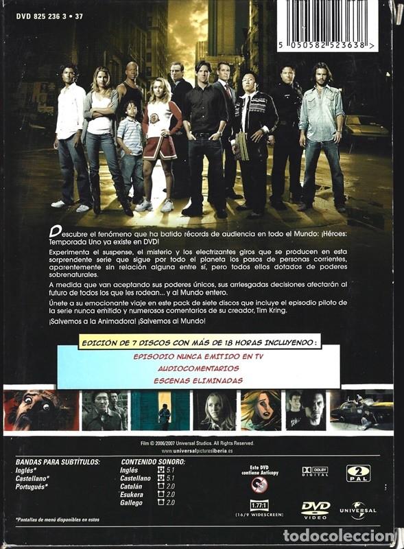 Series de TV: H&Eacute;ROES TEMPORADA 1 (7 DISCOS) - Foto 3