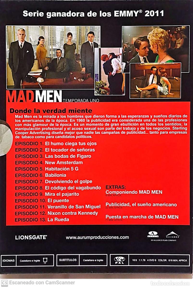 Series de TV: MAD MEN Temporada 1 completa - Foto 2