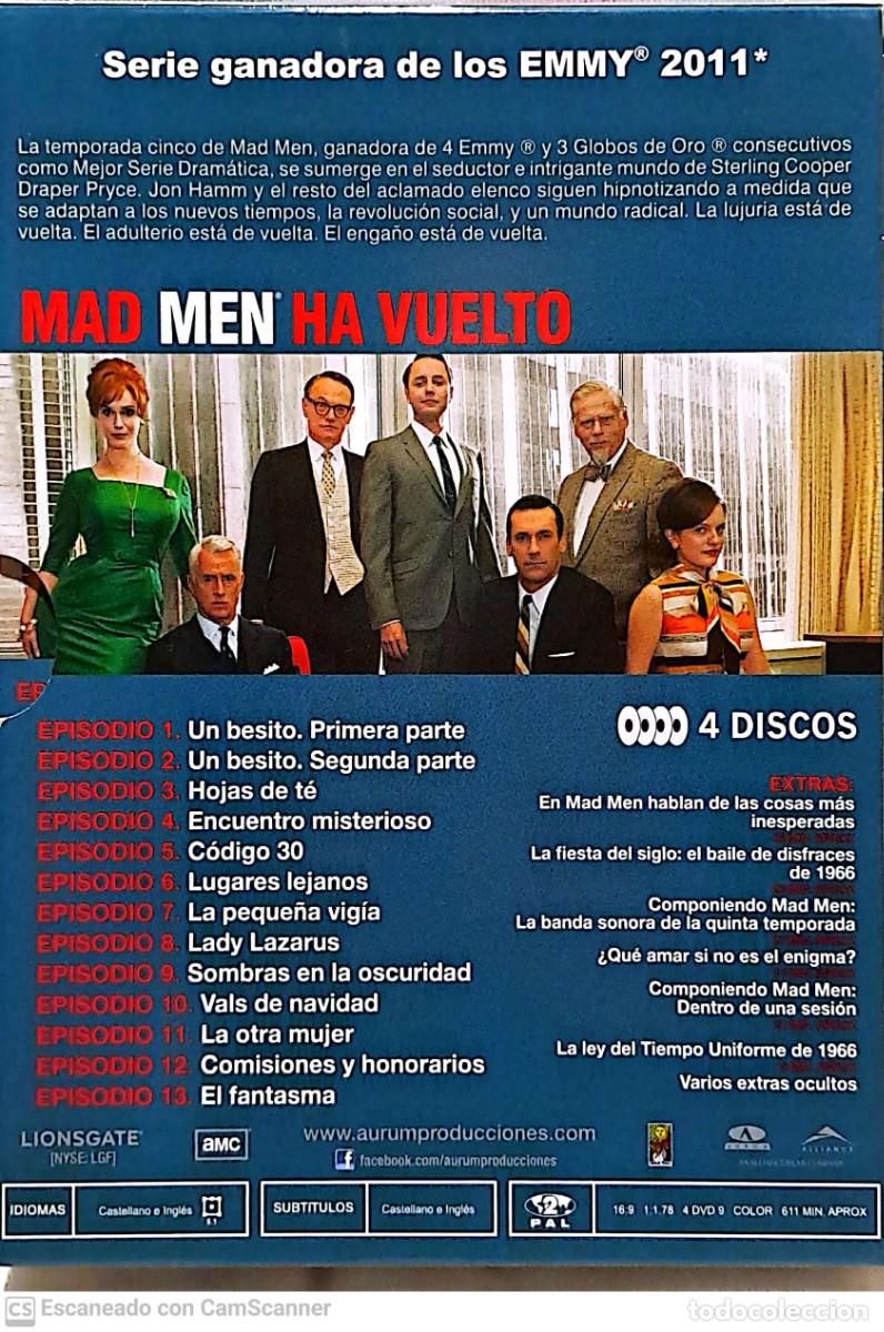 Series de TV: MAD MEN Temporada 5 completa - Foto 2