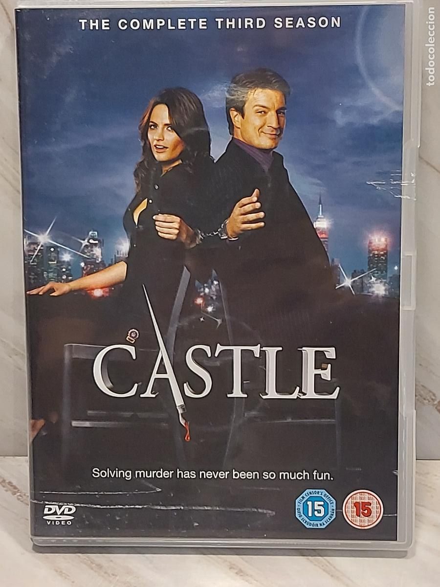 Series de TV: CASTLE / TERCERA TEMPORADA COMPLETA / 6 DISCOS / INGLÉS-ESPAÑOL / IMPECABLE