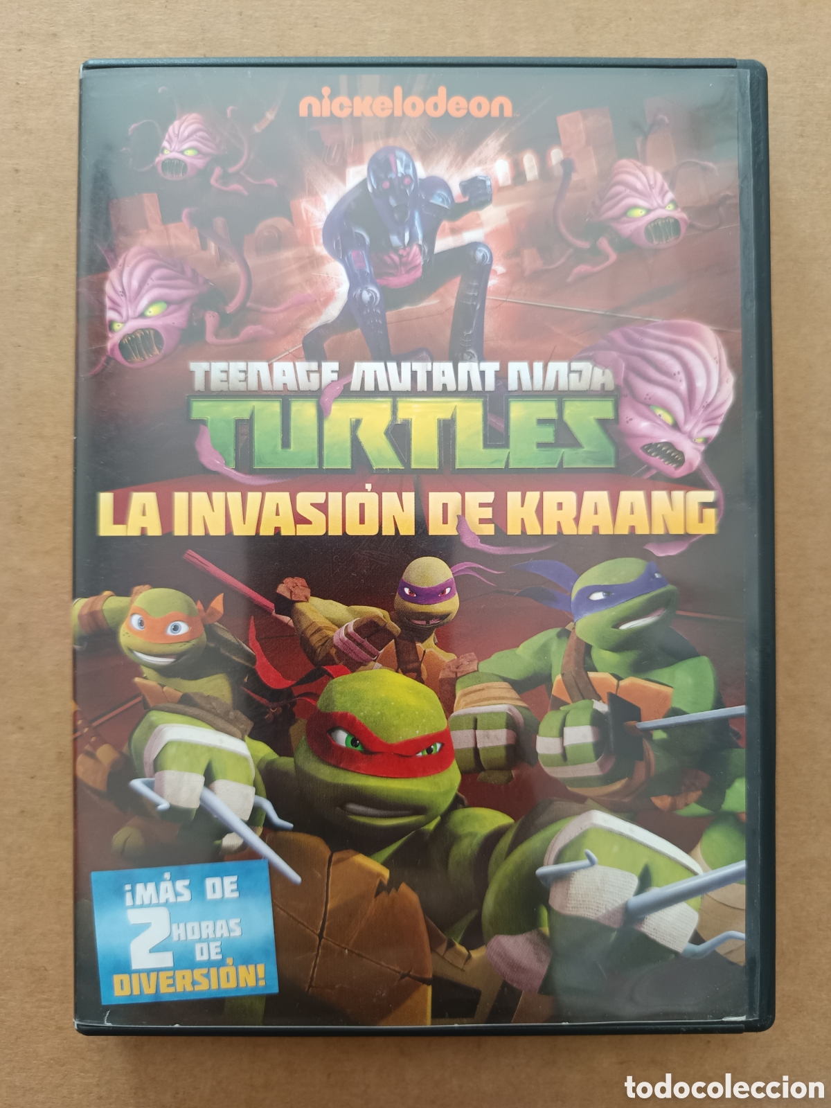 S&eacute;ries de TV: DVD Teenage Mutant Ninja Turtles/Tortugas Ninja: La Invasi&oacute;n de Krang (Nickelodeon/Viacom, 2013).