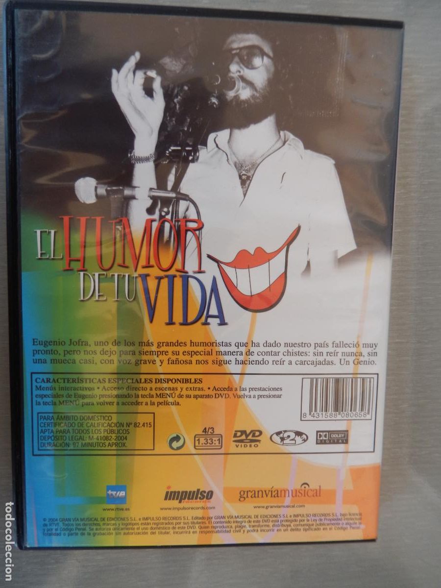 Series de TV: EUGENIO , EL HUMOR DE TU VIDA - DVD - - Foto 2