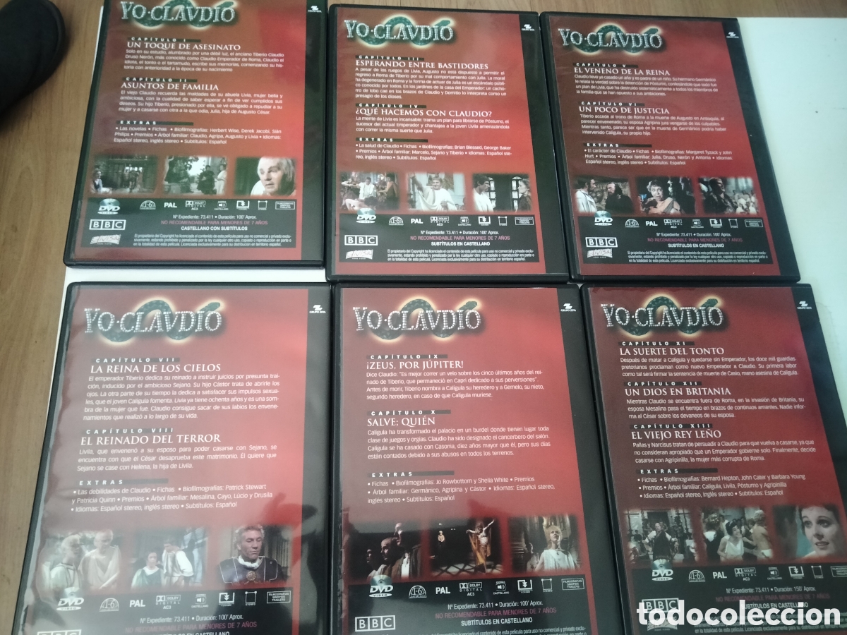 Series de TV: Colecci&oacute;n DVD completa Yo Claudio. BBC - Foto 4