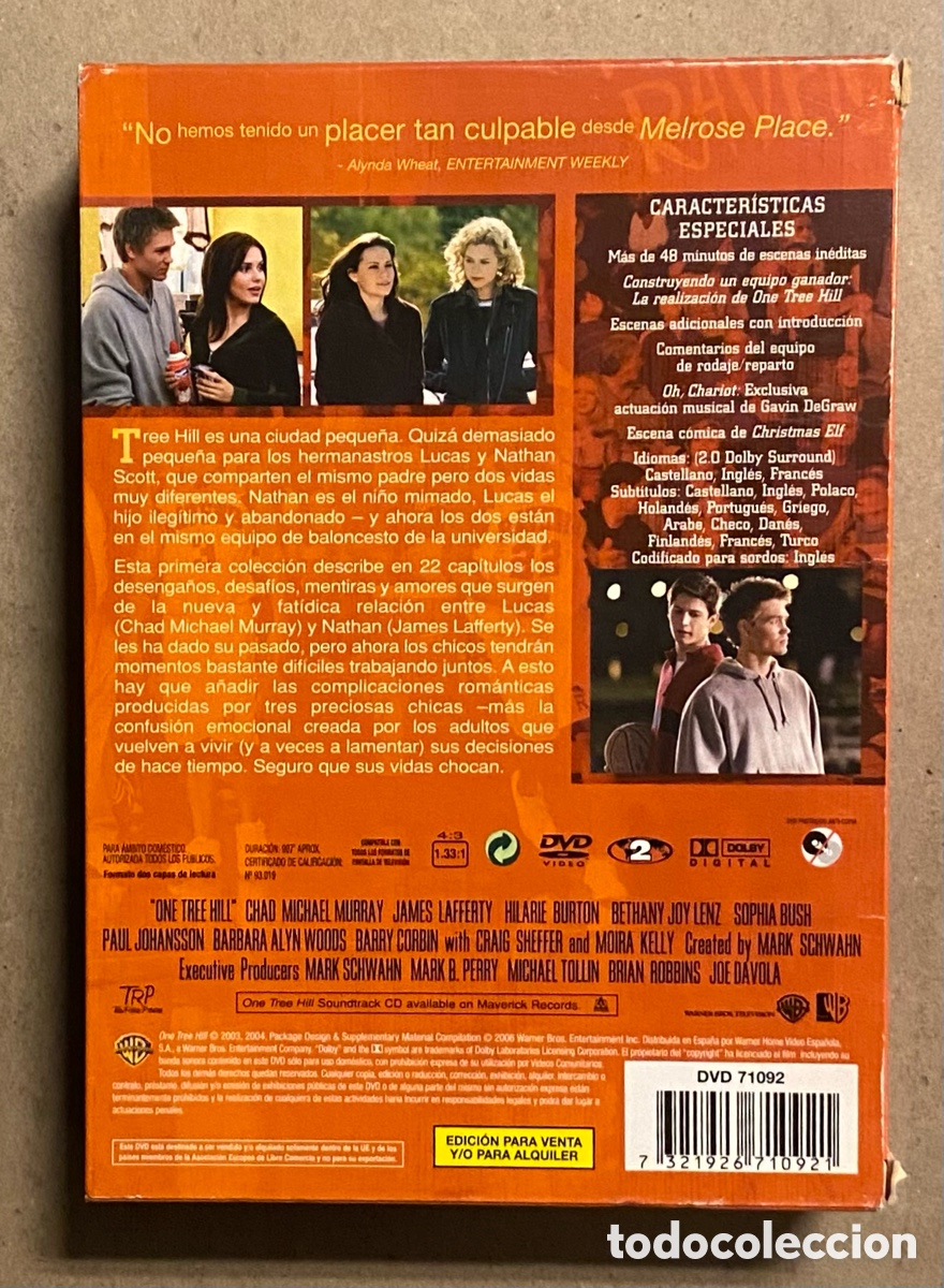 Series de TV: ONE TREE HILL. 1&ordf; TEMPORADA COMPLETA. - Foto 2