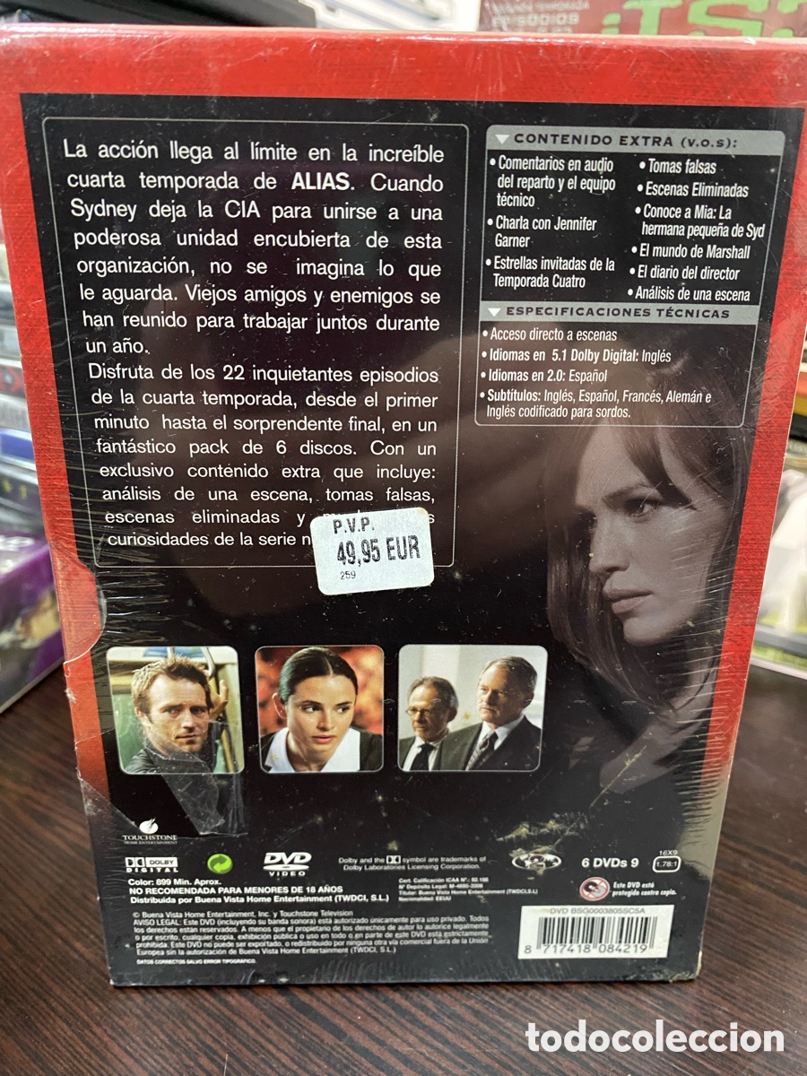 Series de TV: Alias - Cuarta Temporada (6xDVD) *Precintado* - Foto 2