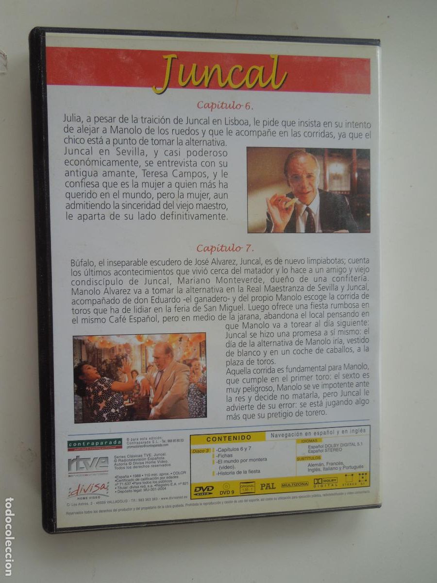 Series de TV: JUNCAL CAJA (BOX ) 3 DVD - CAPITULOS 1 AL 7 - TVE - Foto 2