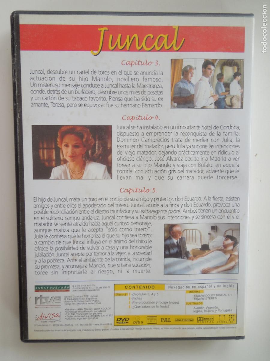 Series de TV: JUNCAL CAJA (BOX ) 3 DVD - CAPITULOS 1 AL 7 - TVE - Foto 5