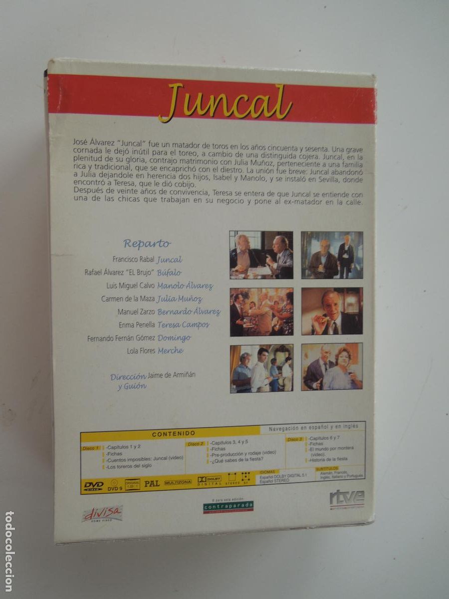 Series de TV: JUNCAL CAJA (BOX ) 3 DVD - CAPITULOS 1 AL 7 - TVE - Foto 11