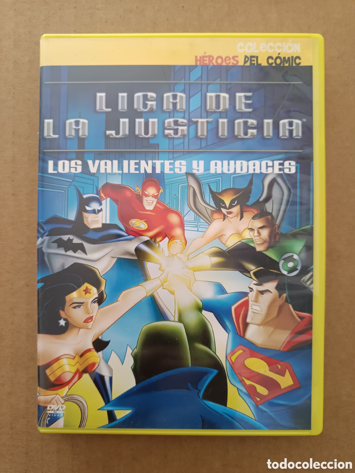 Fernsehserien: DVD Liga de la Justicia: Los Valientes y Audaxes/H&eacute;roes del C&oacute;mic n&deg;14 (Warner Bros, 2007).