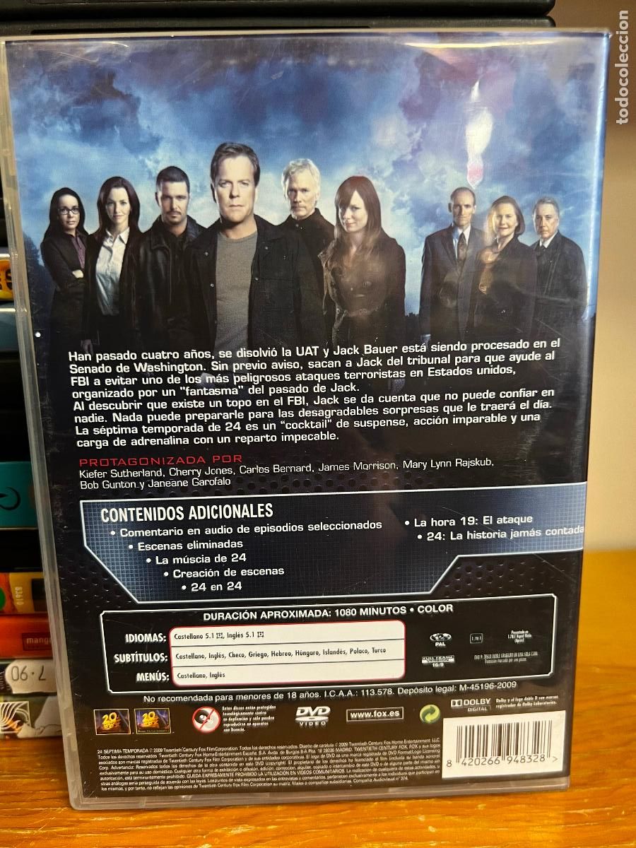 Series de TV: 24 SEPTIMA TEMPORADA COMPLETA 6 DVD - Foto 2
