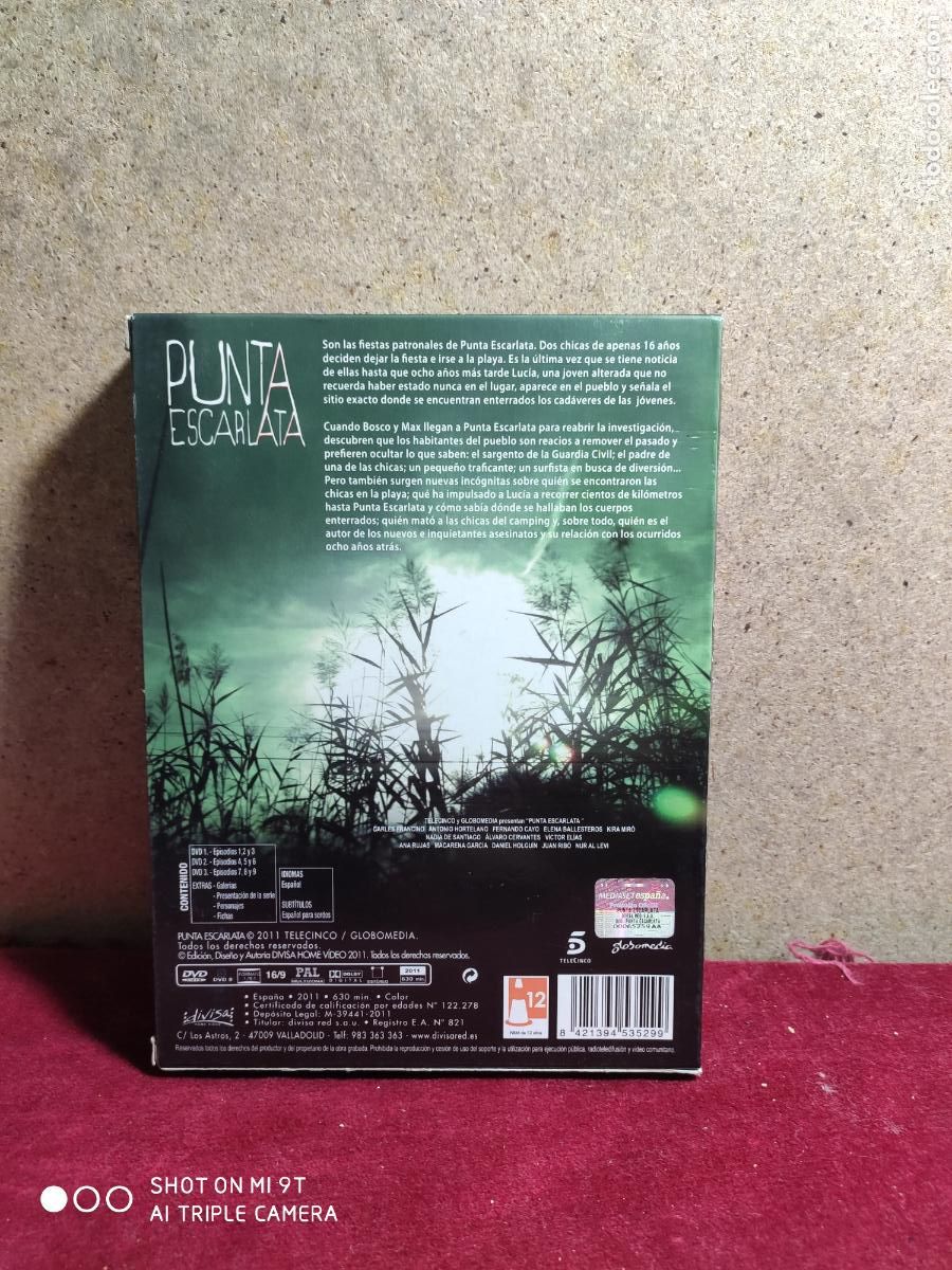 Series de TV: punta escarlata 3 dvd 9 episodios + extras - Foto 3