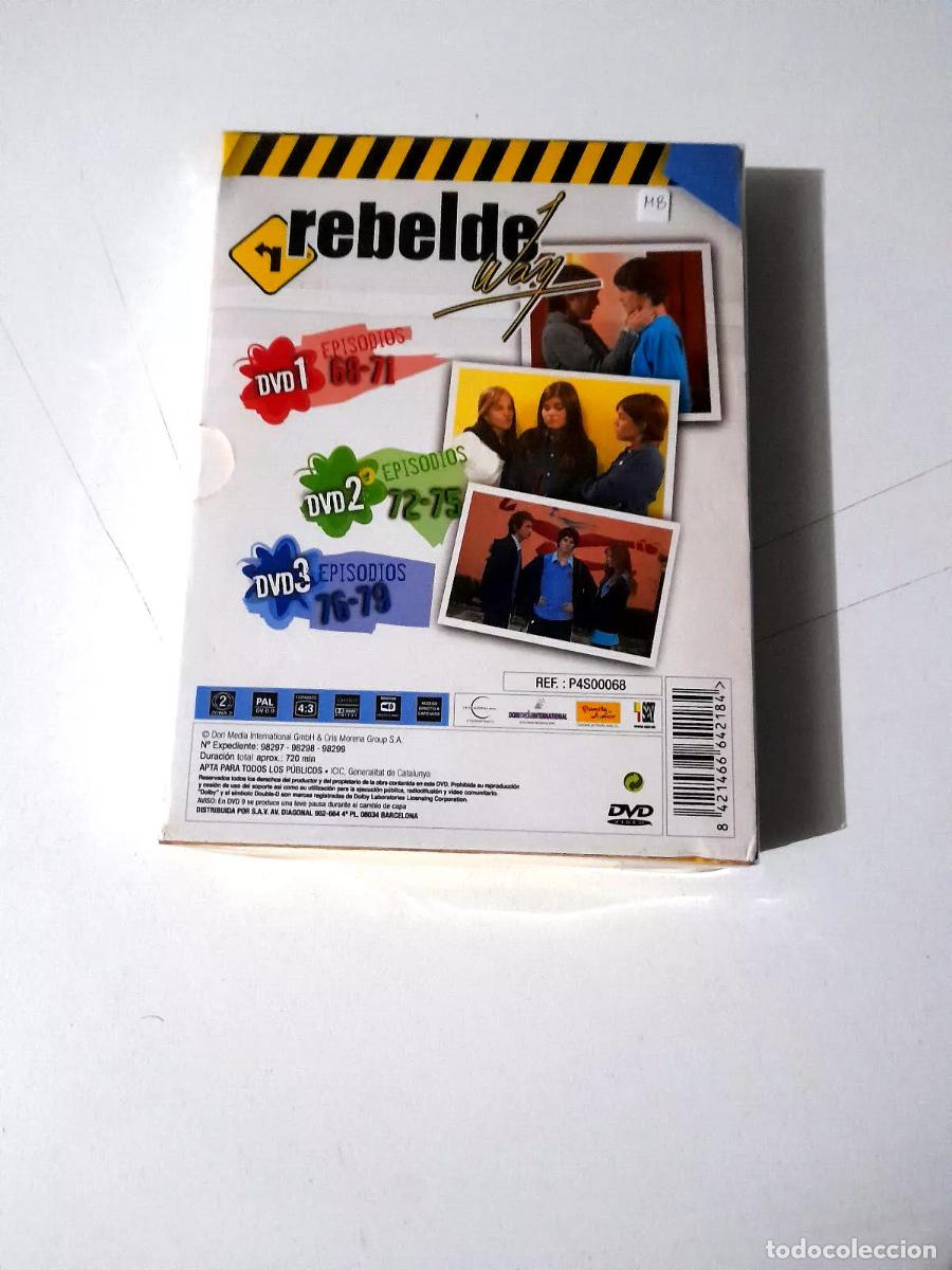 Series de TV: DVD &rdquo;REBELDE WAY PACK 6&rdquo; 3DVD CAPITULOS 68 AL 79 - Foto 2