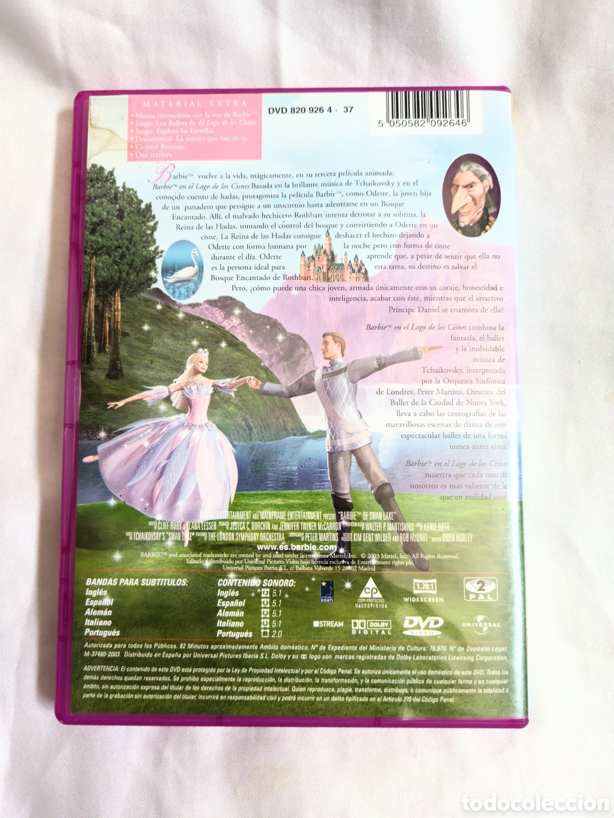 Series de TV: Barbie- El lago de los cisnes- Dvd - Foto 2