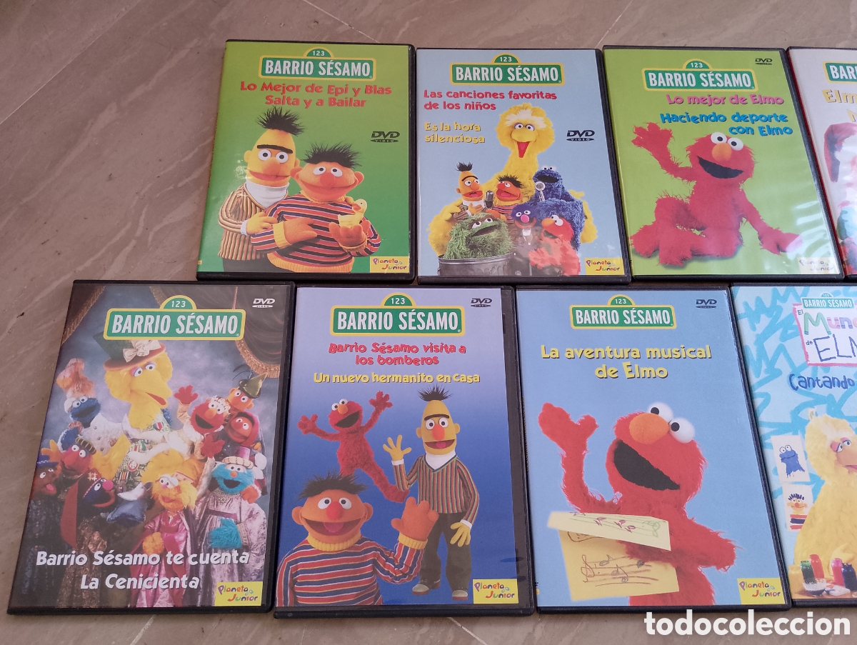 Series de TV: 11 DVDs. Barrio S&eacute;samo y Elmo. - Foto 2