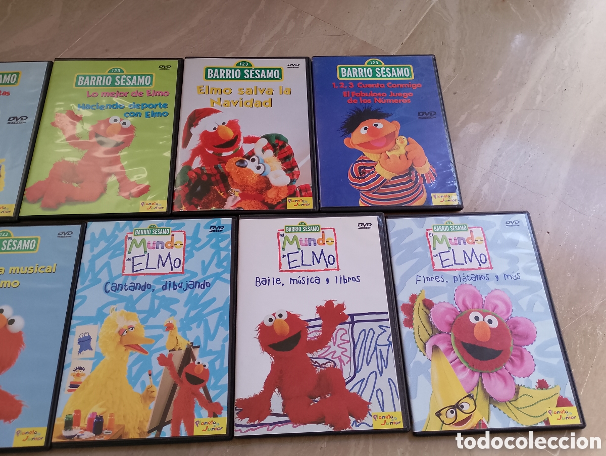 Series de TV: 11 DVDs. Barrio S&eacute;samo y Elmo. - Foto 3