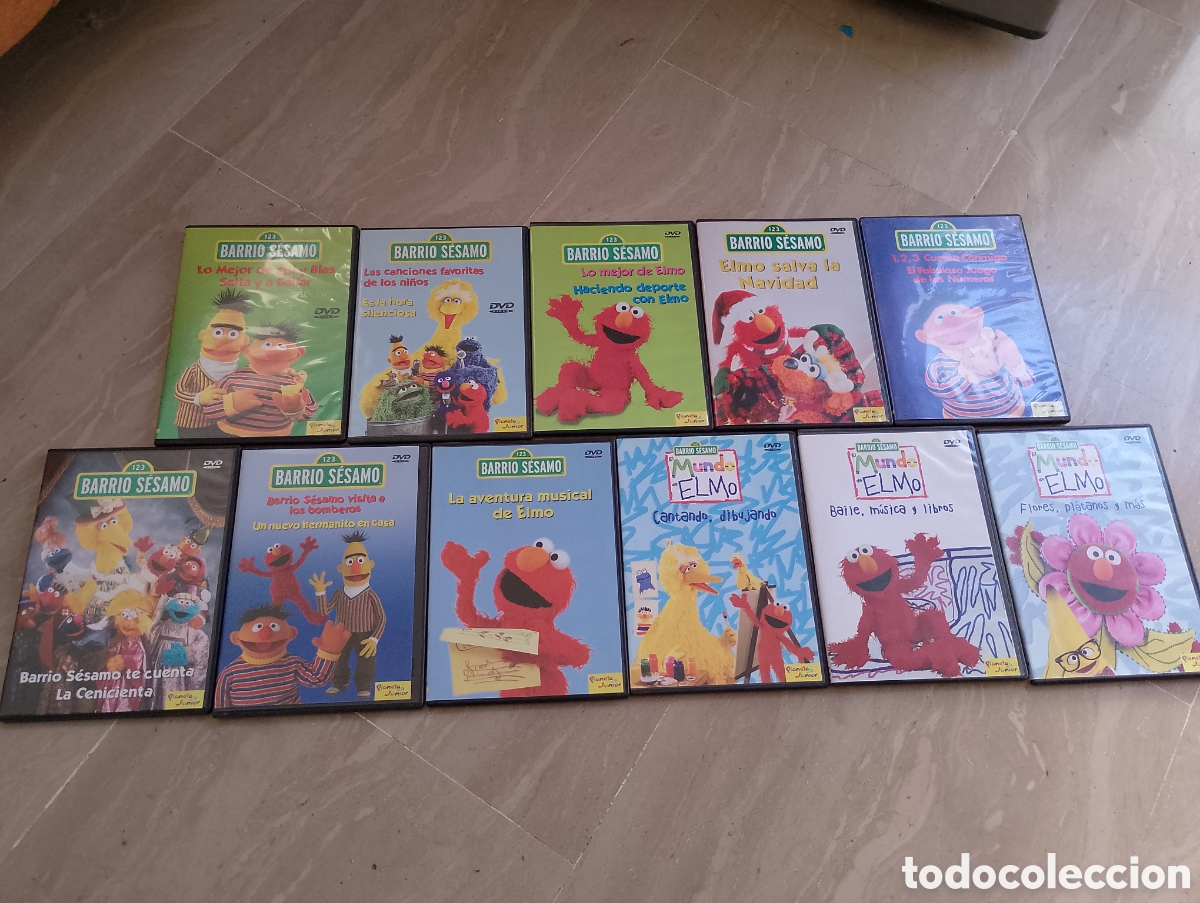 Series de TV: 11 DVDs. Barrio S&eacute;samo y Elmo. - Foto 1