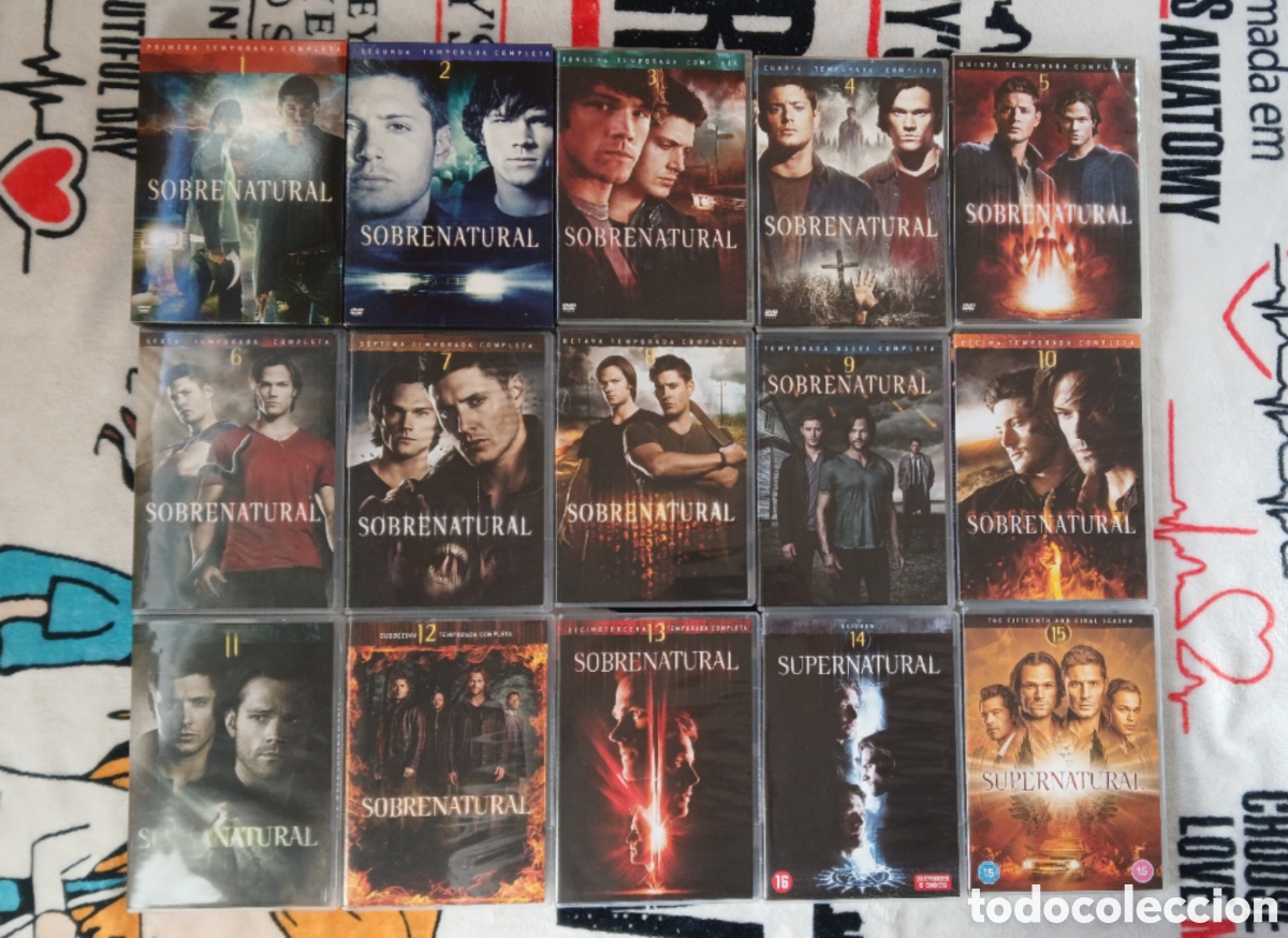 Series de TV: Sobrenatural Serie COMPLETA EDICI&Oacute;N ESPA&Ntilde;OLA Sobrenatural Temporada 1-15 Sobrenatural DVD