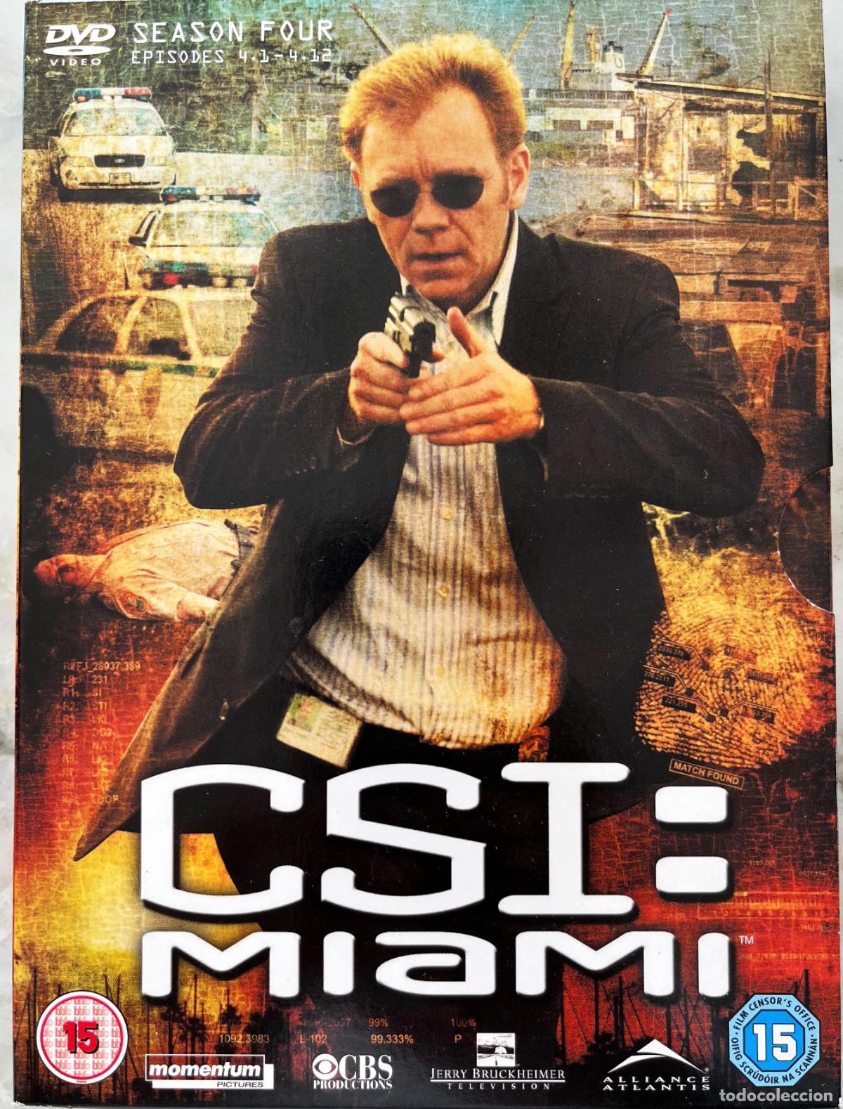 Series de TV: CSI MIAMI. SEASON FOUR. 3 DVDS BOX. - Foto 1