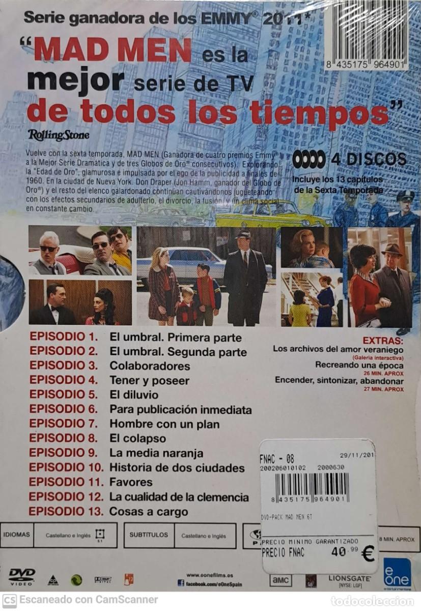 Series de TV: MadMen temporada 6 completa - Foto 2