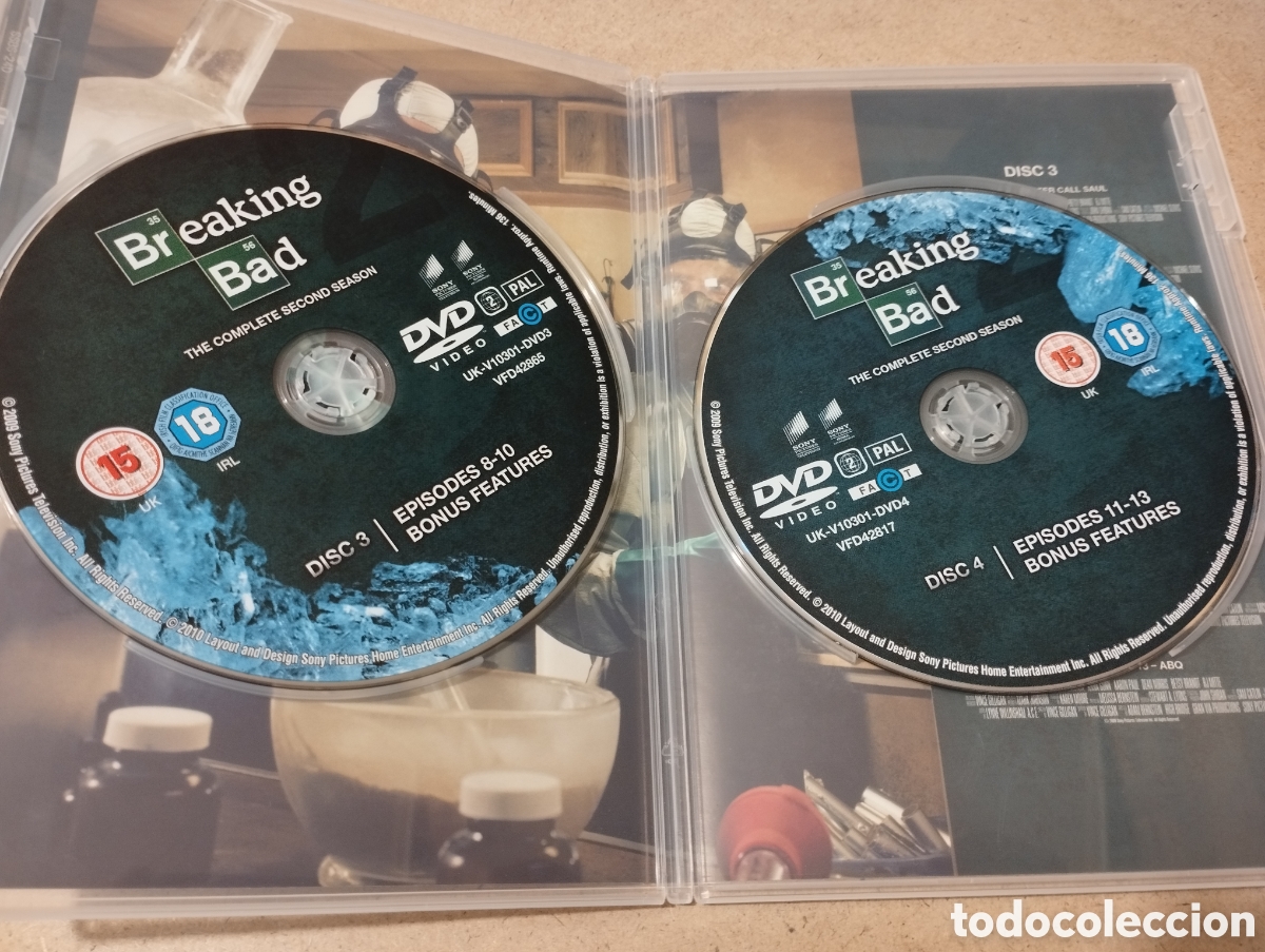 Series de TV: BREAKING BAD. THE COMPLETE SECOND SEASON (DVD) - Foto 2