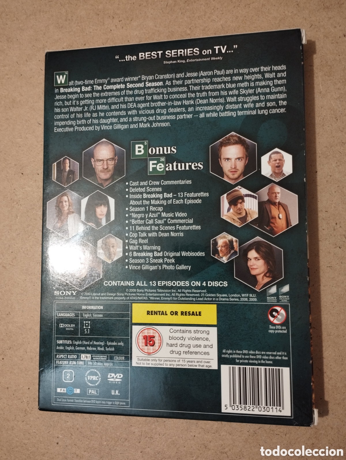 Series de TV: BREAKING BAD. THE COMPLETE SECOND SEASON (DVD) - Foto 6