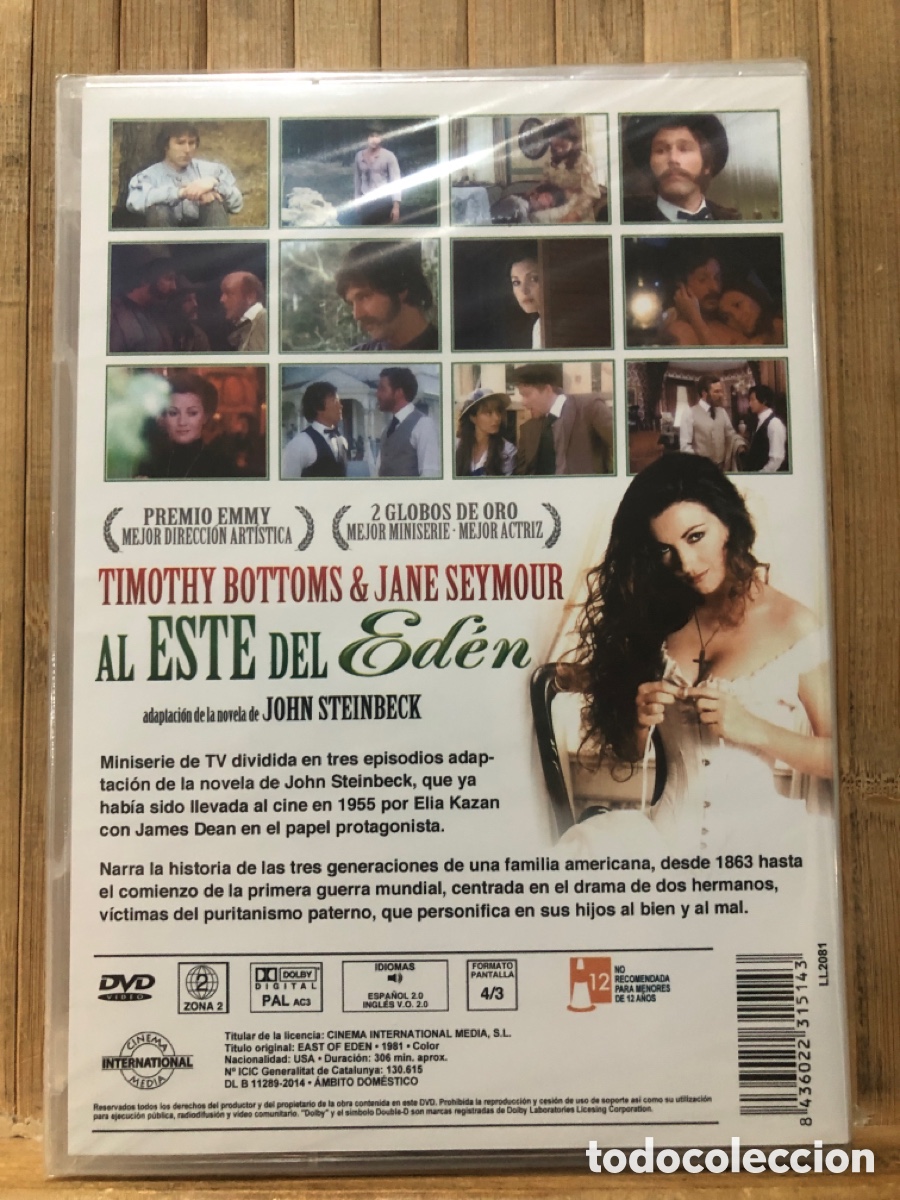 Series de TV: Al este del Ed&eacute;n ( MINISERIE ) DVD - Precintado - - Foto 2