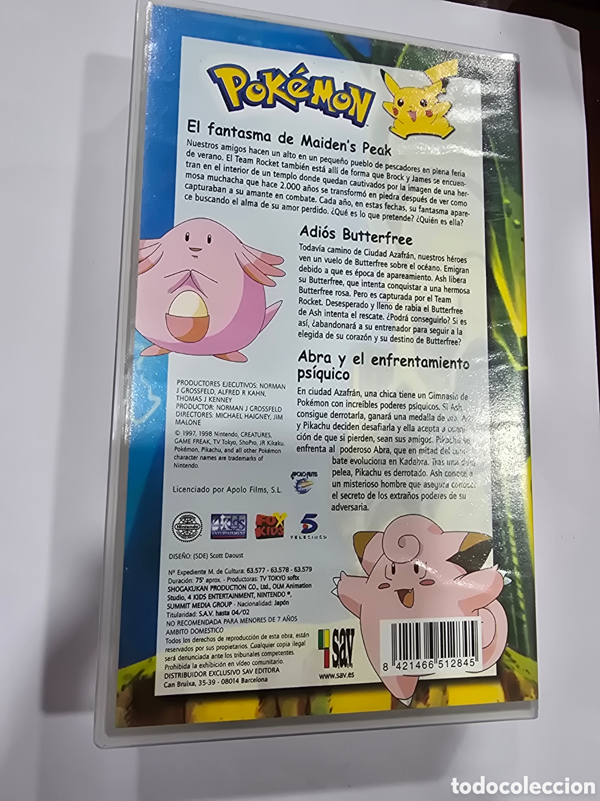 Series de TV: POKEMON , ADIOS BUTERFREE , VHS - Foto 2