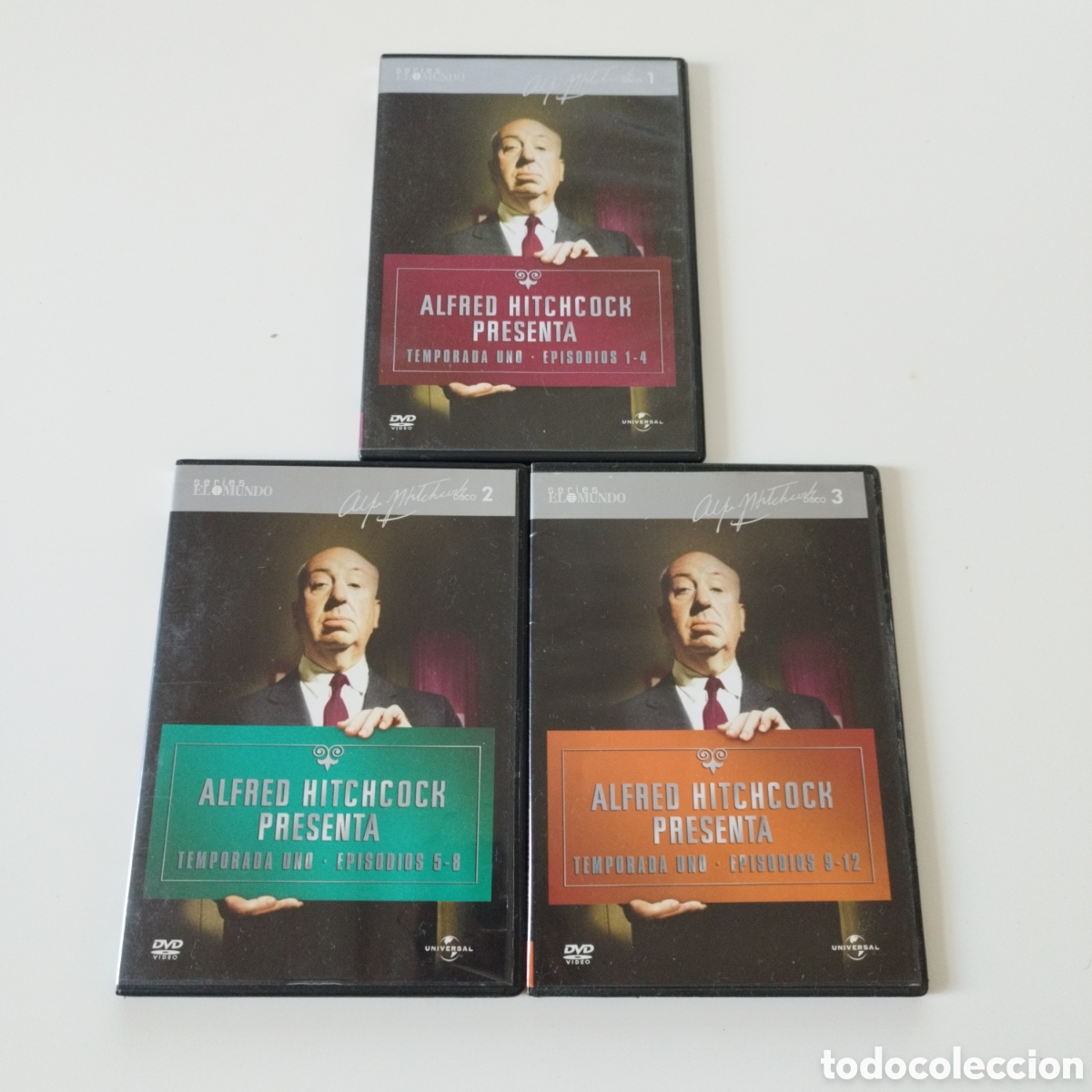 Series de TV: LOTE 3 DVD / ALFRED HITCHCOCK / TEMPORADA 1 / EPISODIOS DEL 1 AL 12