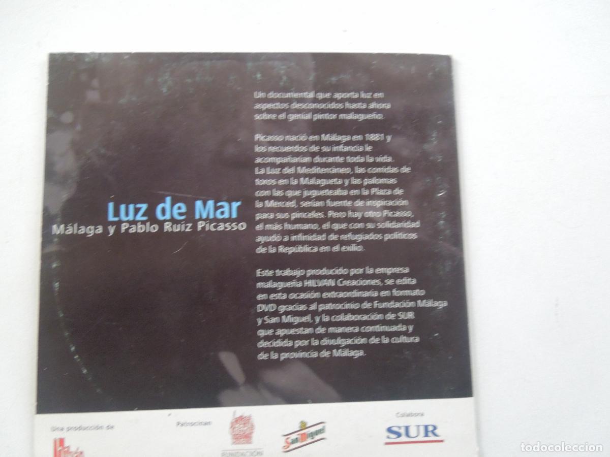 Series de TV: LUZ DE MAR - MALAGA Y PABLO PICASSO - DOCUMENTAL CD - Foto 2