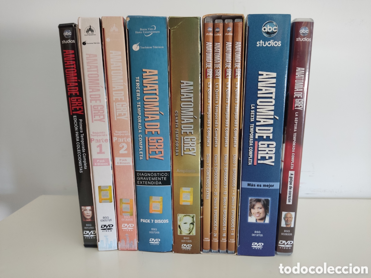 Series de TV: Anatom&iacute;a de Grey/ Temporadas 1 a 7 en DVD - Foto 1