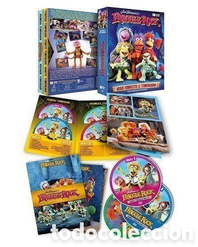 S&eacute;ries TV: Fraggle Rock Digipack Serie Completa Temporadas 1-5 - DVD + postales