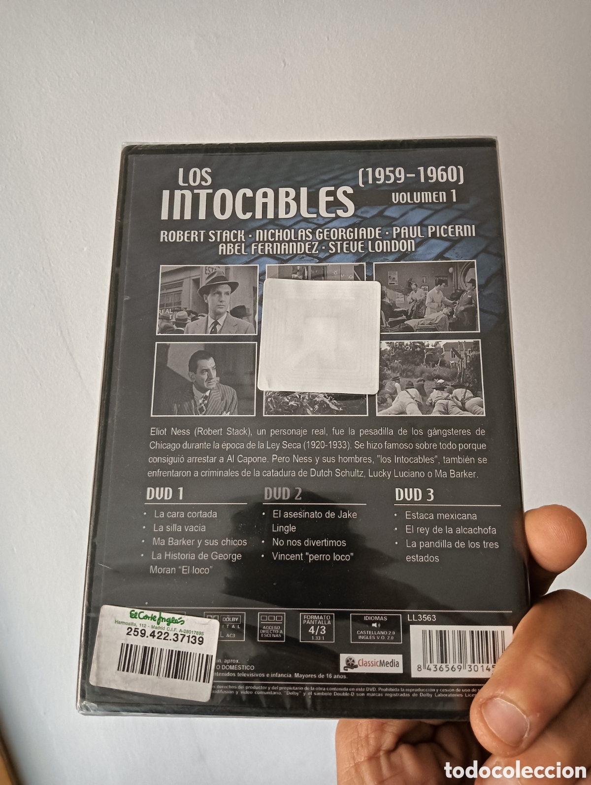 Series de TV: PRECINTADO LOS INTOCABLES DVD VOLUMEN 1 - Foto 2