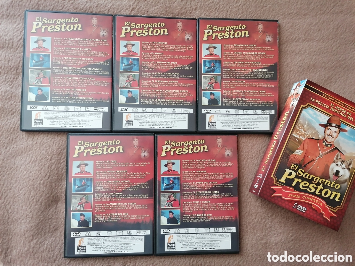 Series de TV: DVD: El Sargento Preston (5 Discos 33 Cap&iacute;tulos) - Foto 4