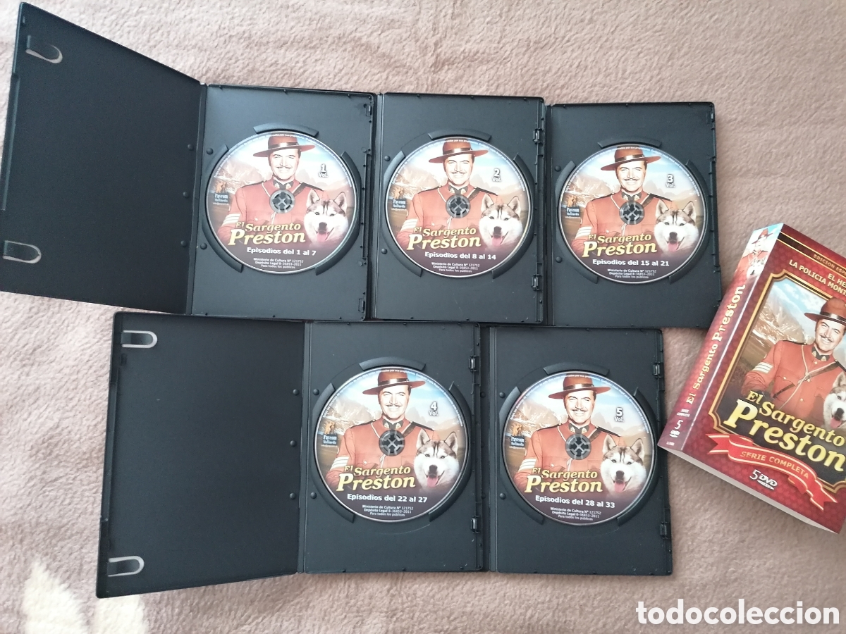 Series de TV: DVD: El Sargento Preston (5 Discos 33 Cap&iacute;tulos) - Foto 5