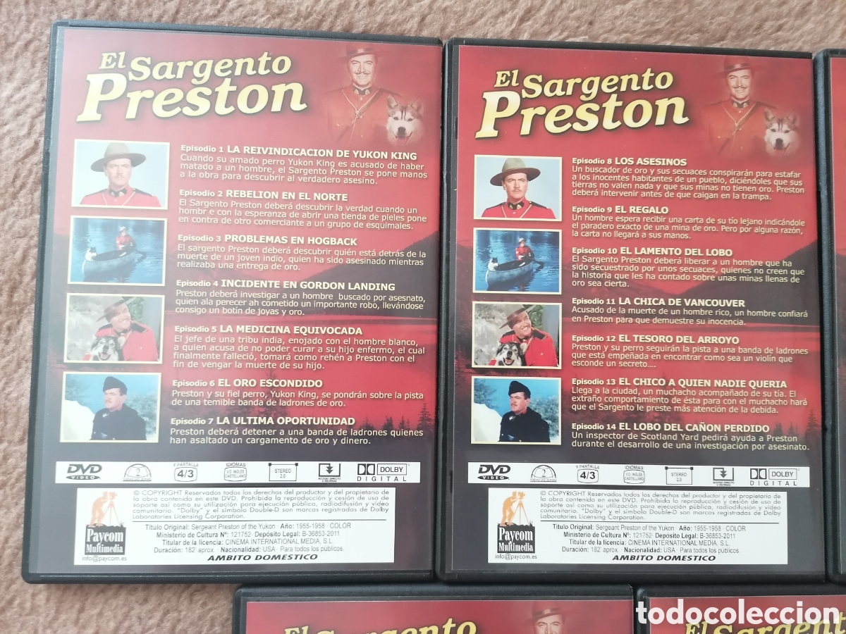 Series de TV: DVD: El Sargento Preston (5 Discos 33 Cap&iacute;tulos) - Foto 8