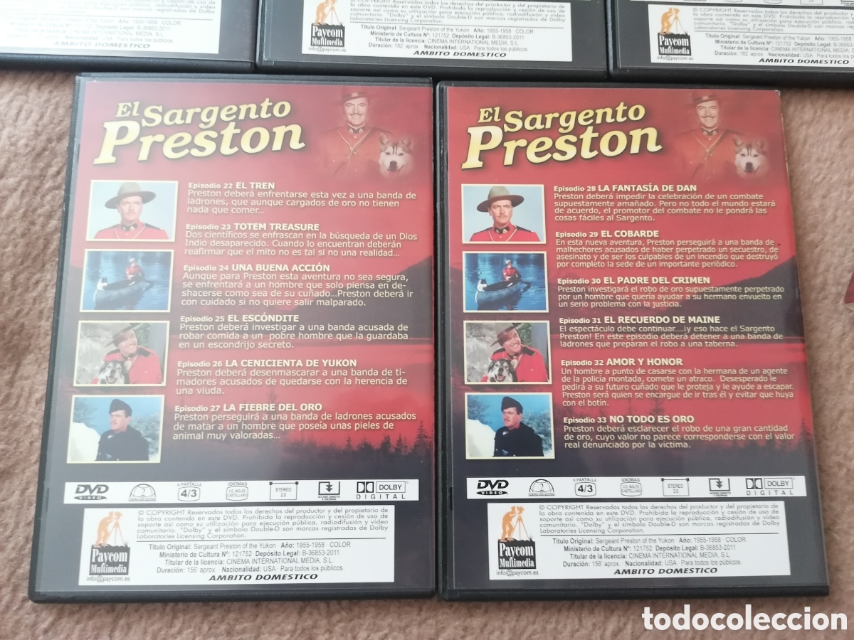 Series de TV: DVD: El Sargento Preston (5 Discos 33 Cap&iacute;tulos) - Foto 10