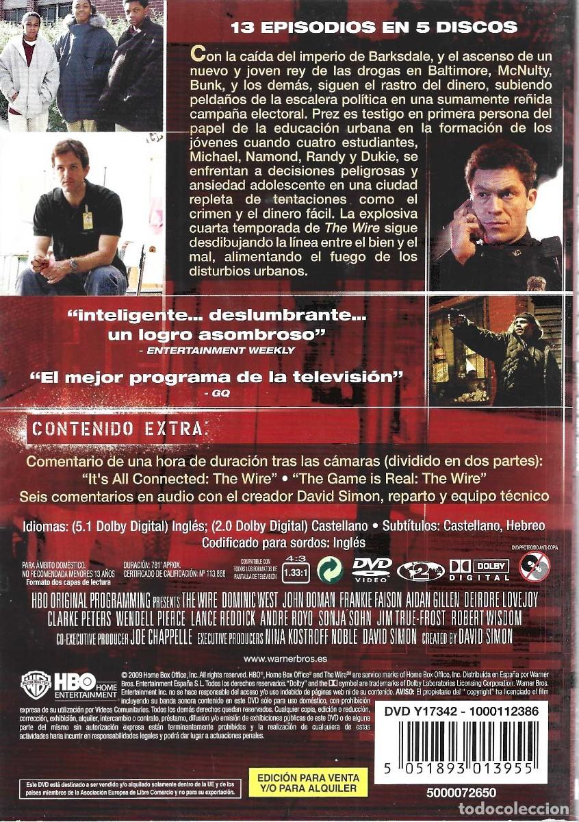 Series de TV: THE WIRE CUARTA TEMPORADA COMPLETA - Foto 2