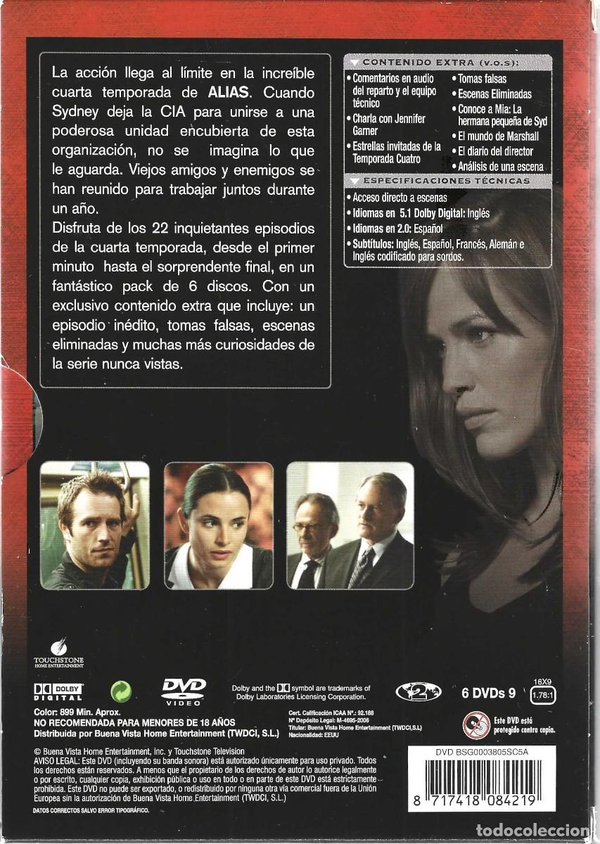 Series de TV: ALIAS CUARTA TEMPORADA (6 DVD) - Foto 3
