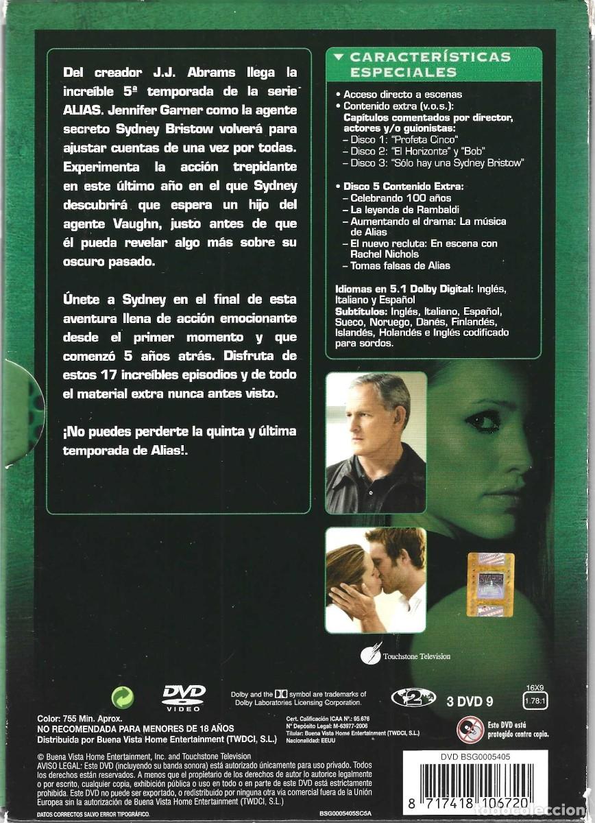 Series de TV: ALIAS QUINTA TEMPORADA (5 DVD) - Foto 3