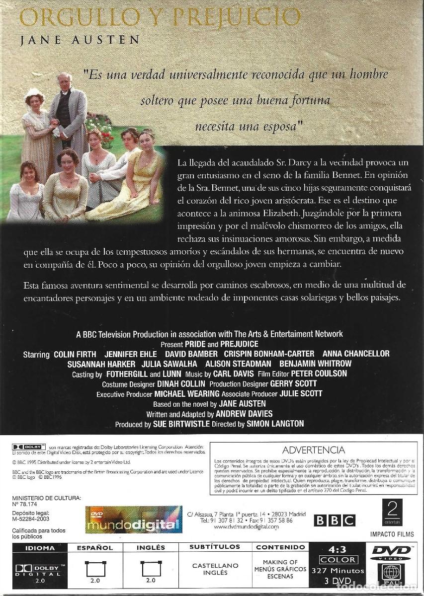 Series de TV: ORGULLO Y PREJUICIO JANE AUSTEN - Foto 2