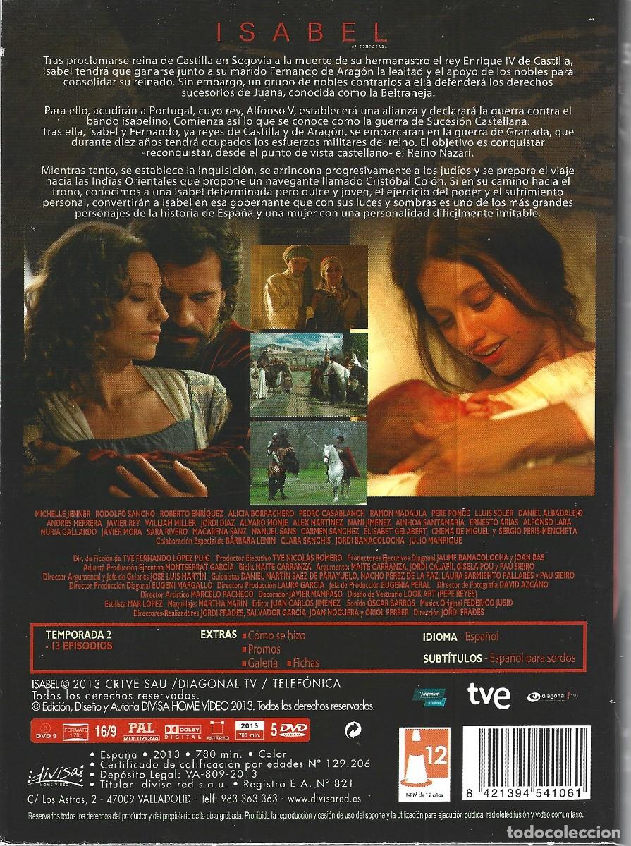 Series de TV: ISABEL 2&ordf; TEMPORADA (5 DVD) - Foto 2