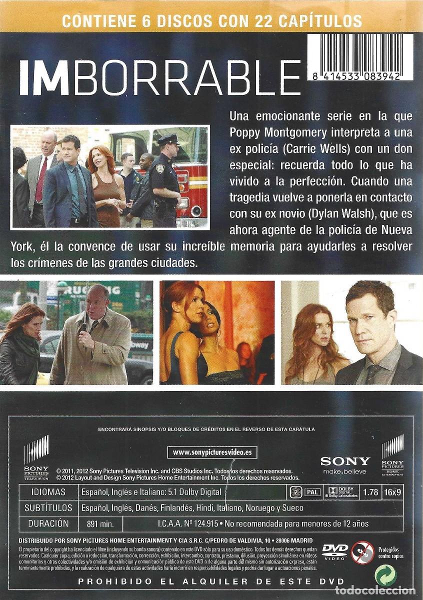 Series de TV: IMBORRABLE LA PRIMERA TEMPORADA COMPLETA - Foto 2