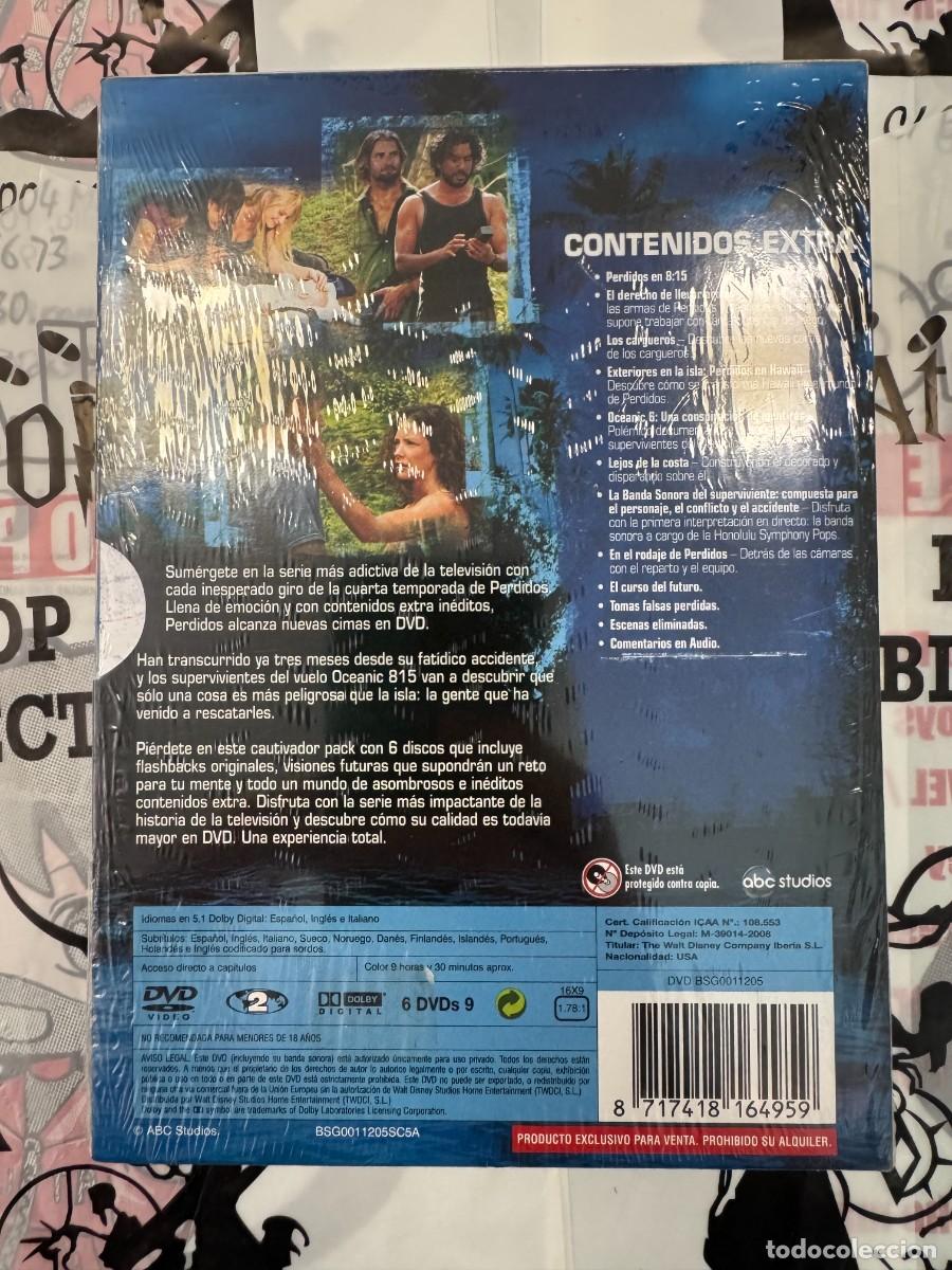 Series de TV: PERDIDOS - LA CUARTA TEMPORADA COMPLETA - DVD - PRECINTADA - Foto 2