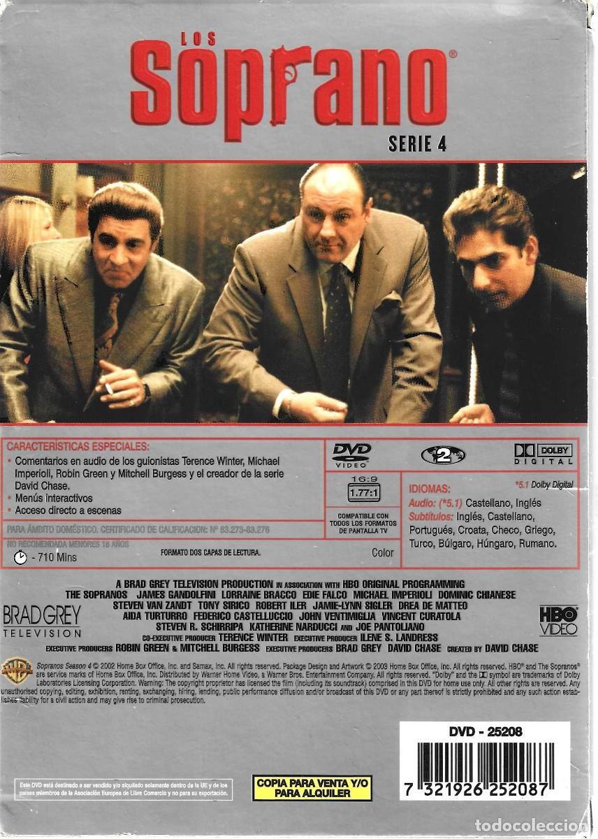 Series de TV: LOS SOPRANO SERIE 4 (4 DVD) - Foto 3